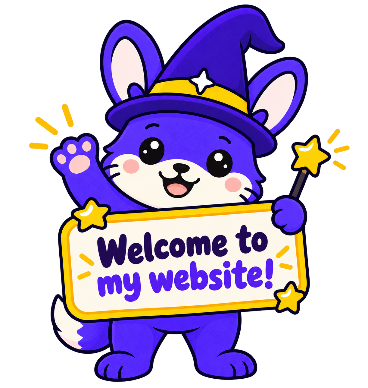The GlowTour mascot welcoming visitors to an interactive tutorial